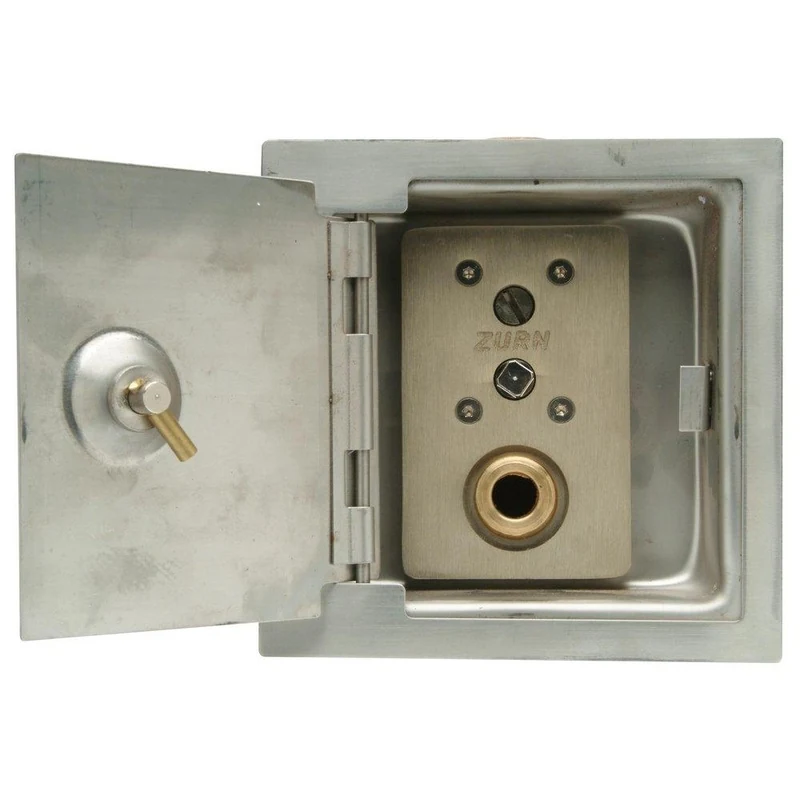 Zurn Polished Stainless Steel 3/4 in. FIP x Male Hose Wall Hydrant | Ferguson